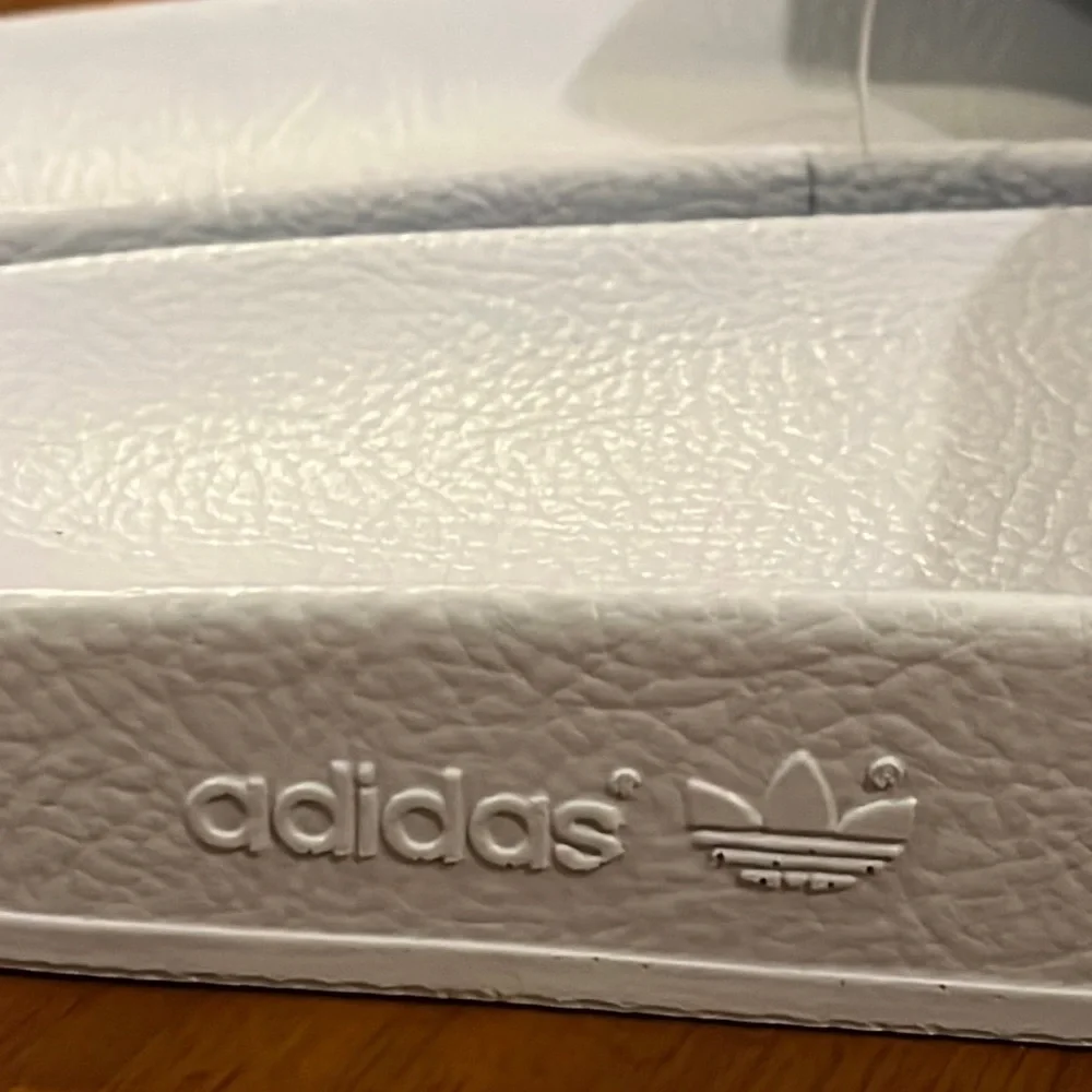Adidas Adilette slides sandals new shoes blue flip flop Italy BA7539 Mens Size 4